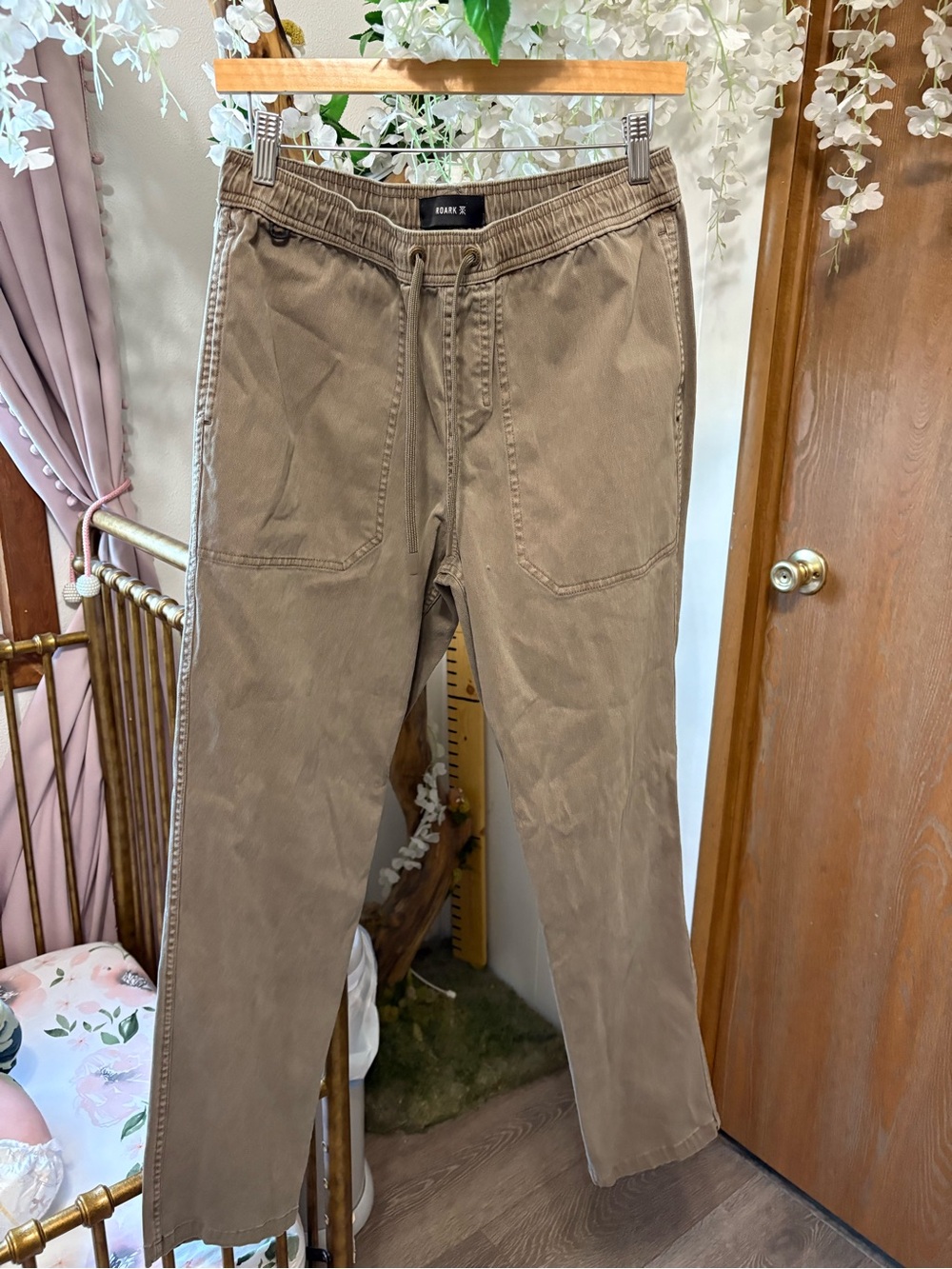 Roark Tan Drawstring Chino Pants